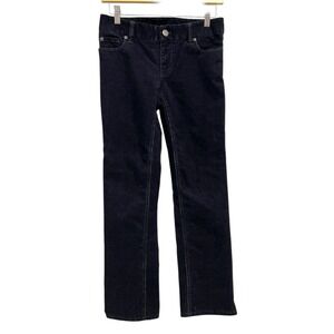 J Crew Pants Womens 0R Navy Blue‎ Corduroy Favorite Fit Straight Leg Stretch